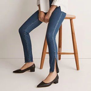 NWT - MADEWELL 11" High-Rise Roadtripper Supersoft Skinny Jeans in Medium Indigo